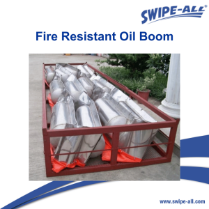 Fire Resistant Oil Boom SwipeAll