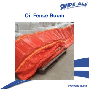 Oil Fence Boom SwipeAll