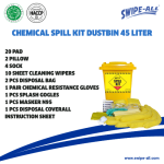CHEMICAL SPILL KIT DUSTBIN 45 LITER