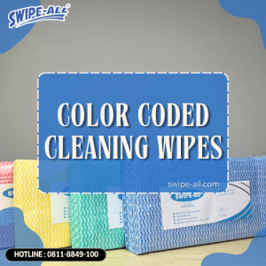 Color code cleaning wipes