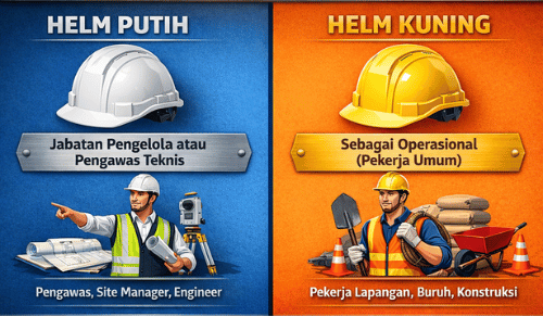 Arti Warna Helm Putih & Kuning