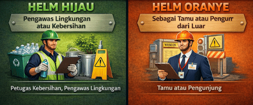 Arti Warna Helm Hijau & Orange