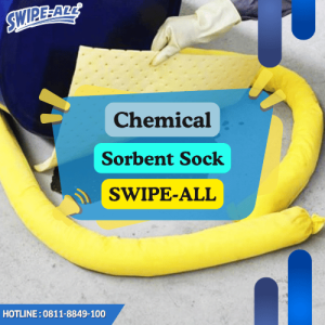 Chemical sorbent sock
