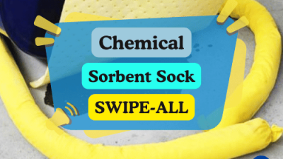 Chemical sorbent sock