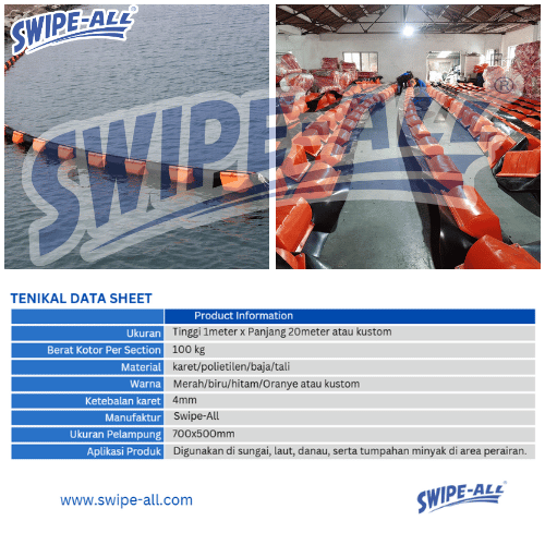 Oil Boom Semi Permanent swipe-all