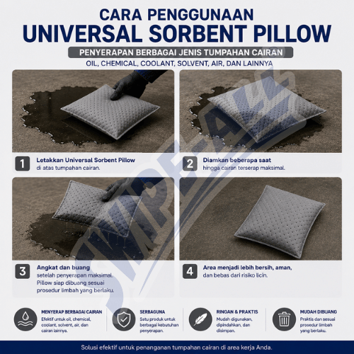 Universal sorbent pillow