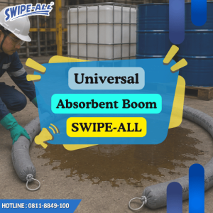 SWIPE-ALL universal absorbent boom