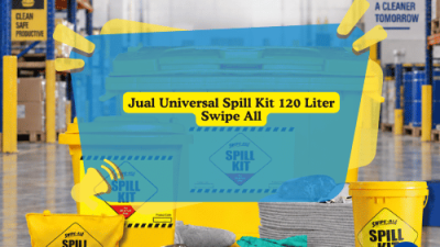 Jual Universal Spill Kit 120 Liter Swipe All